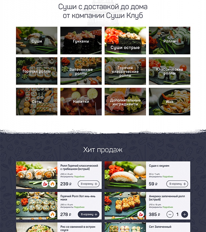 Страницы сайта (экраны)